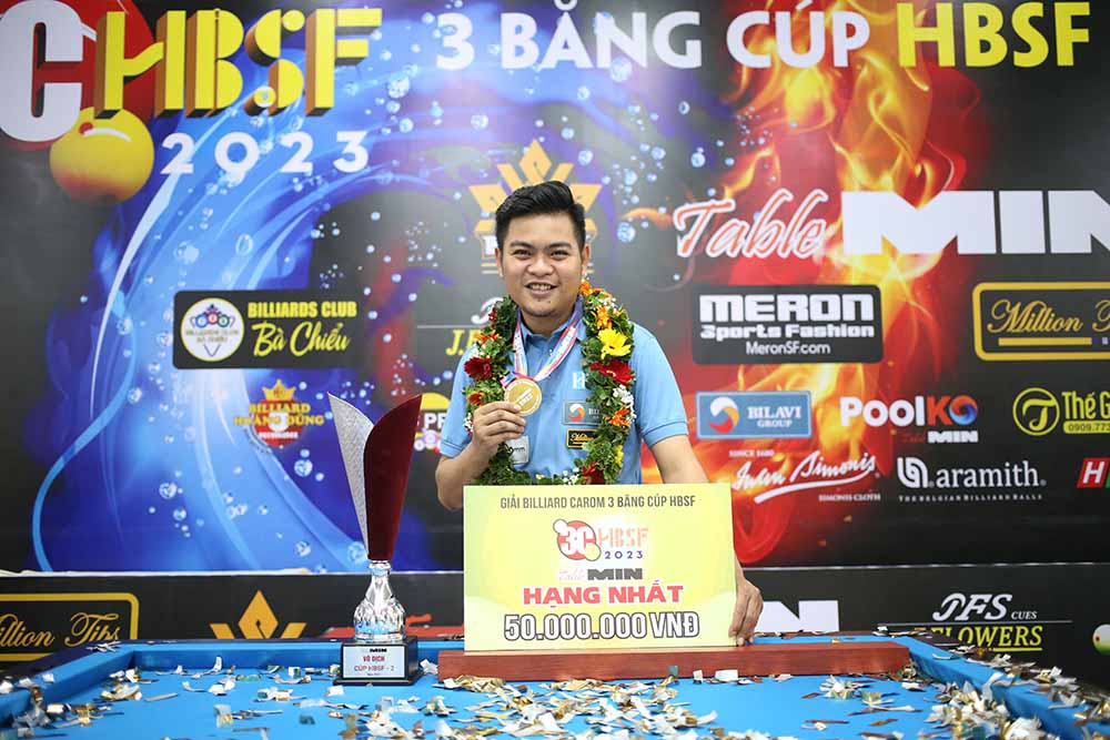 Thắng Trần Quyết Chiến, Nguyễn Trần Thanh Tự vô địch giải billiards Tour 2 HBSF Cup 2023 bil thanh20te1bbb120gic3a0nh20che1bba9c20vc3b420c491e1bb8bch Thắng Trần Quyết Chiến, Nguyễn Trần Thanh Tự vô địch giải billiards Tour 2 HBSF Cup 2023