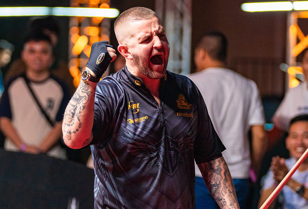Trong giải billiards Hanoi Open Pool Championship còn có cuộc đua tứ mã Mosconi Cup 2023 bil jaysonshaw 1310 Trong giải billiards Hanoi Open Pool Championship còn có cuộc đua tứ mã Mosconi Cup 2023