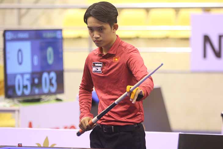 Giải billiard 3 băng Veghel World Cup 2023: Chiêm Hồng Thái xuất sắc vào tứ kết, Trần Quyết Chiến thua sốc bil chiem hong thai 2405 Giải billiard 3 băng Veghel World Cup 2023: Chiêm Hồng Thái xuất sắc vào tứ kết, Trần Quyết Chiến thua sốc